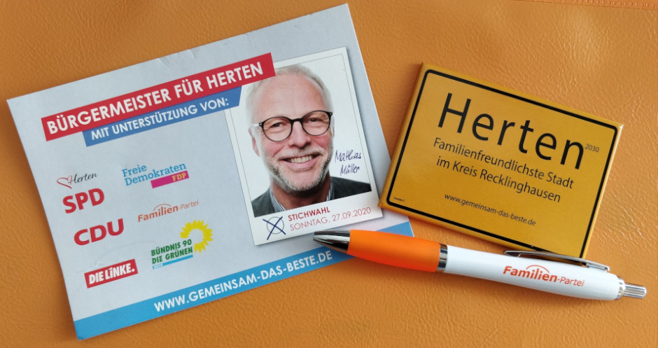 Die Familien-Partei Herten unterstützt Matthias Müller